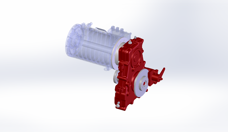 变速箱-轴距210-带驻车制动-电驱